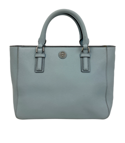 Tote, Piel, Azul,2